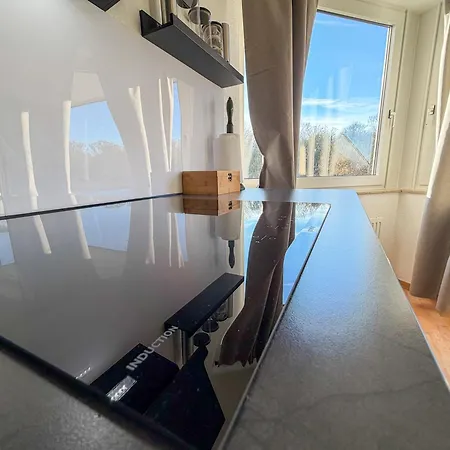 Stadtwald Living Longstay, Kueche, Waschmaschine, Balkon * Essen